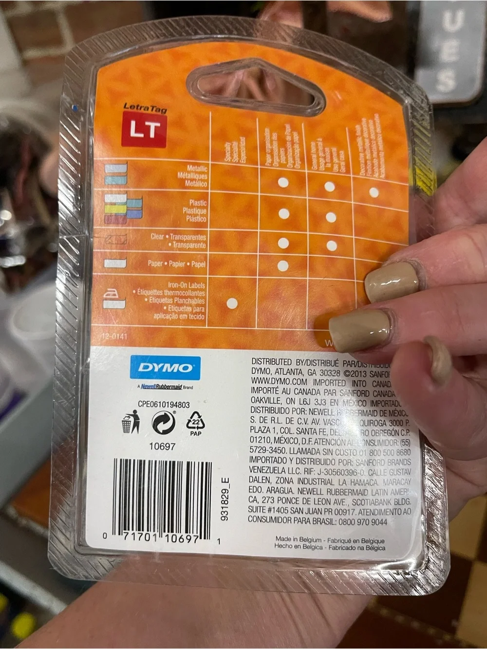 Dymo LetraTag 100H handheld label maker